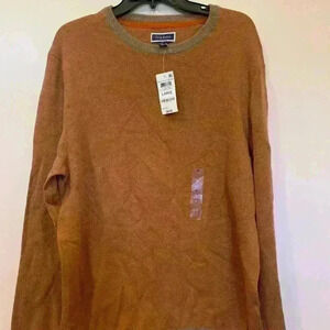 Mens Club Room Novelty Cotton Sweater L NWT -B3